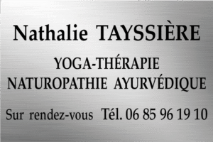 Plaque Aluminium Brossé avec Marquage Adhésif Format 30X20 cm