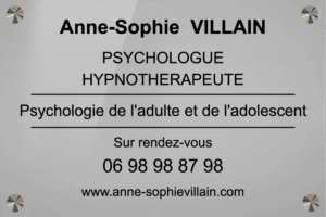 Plaque Psychologue Plexiglass gravé Format 30X20 cm