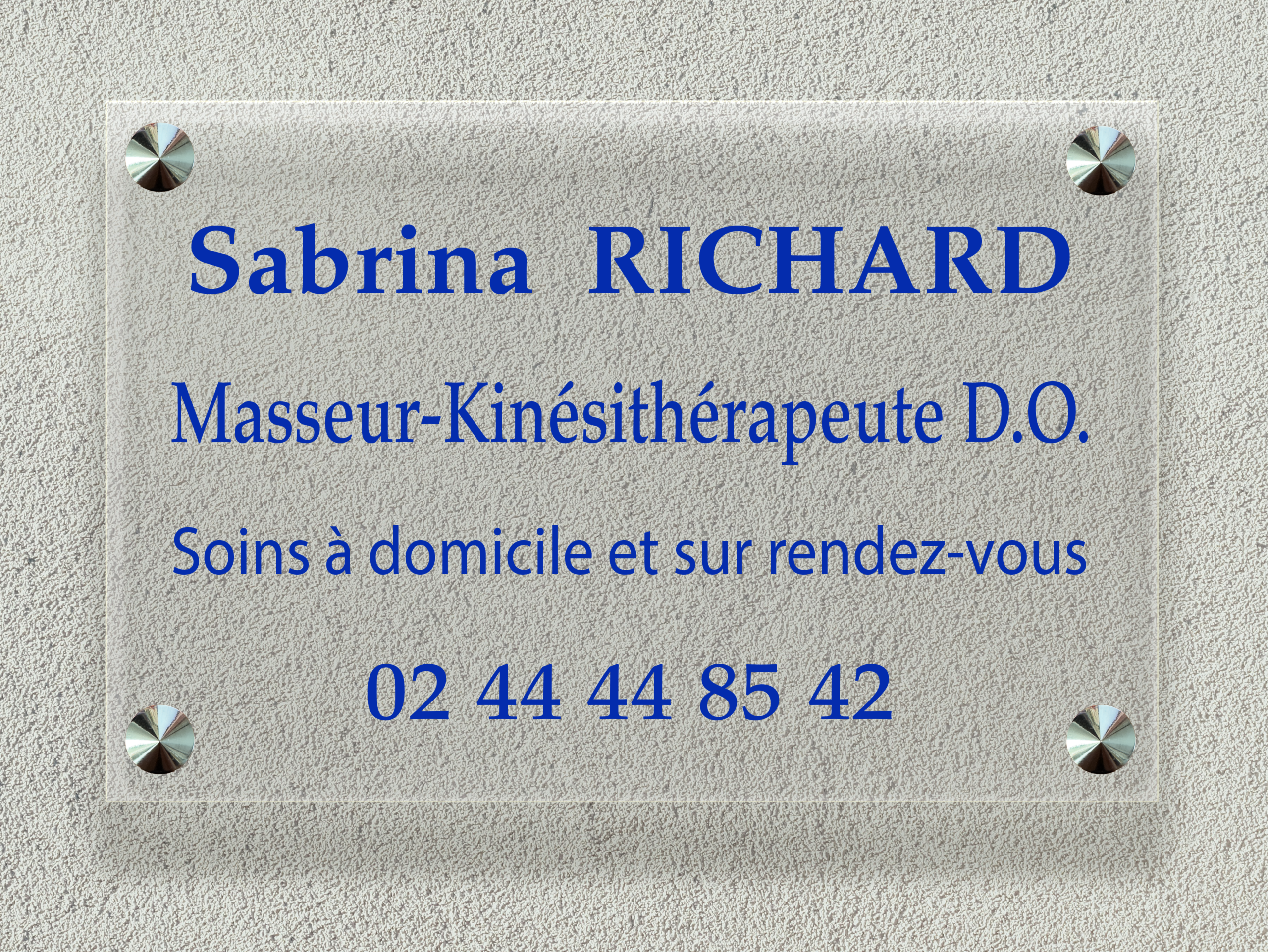 Plaque Kiné Plexiglass Transparent Format 30X20 cm